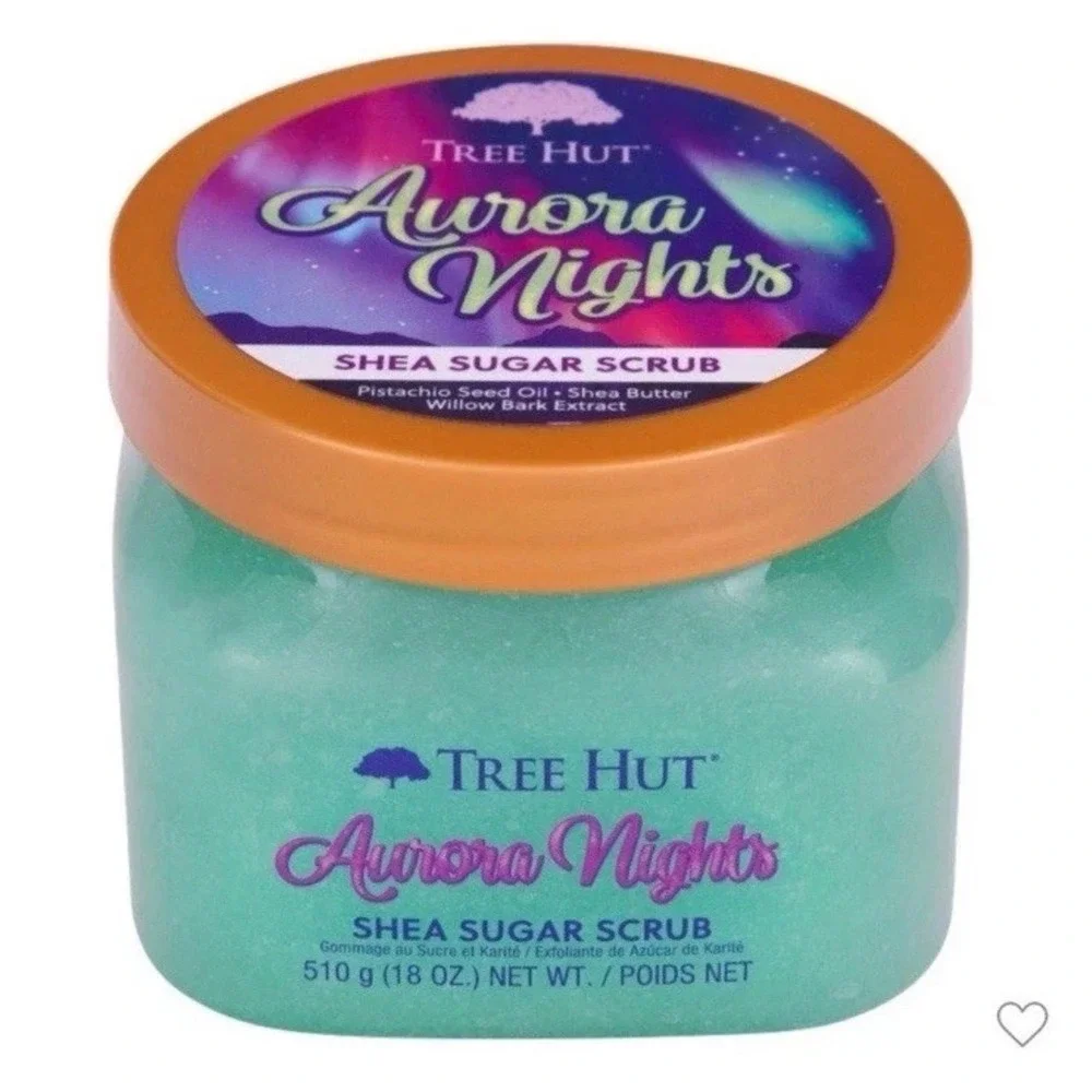 Tree Hut Aurora Nights Shea Sugar Scrub 18oz 3-Pack Pistachio Oil Shea Butter‎